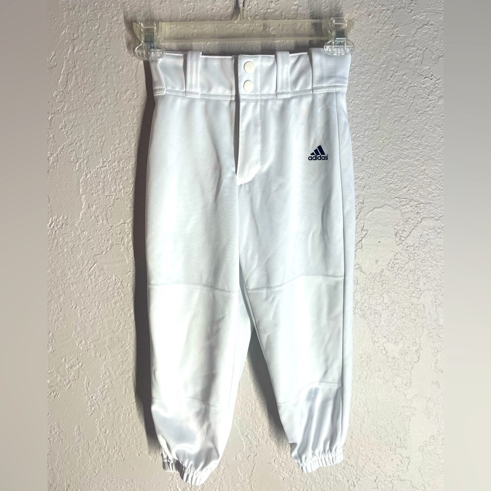 White Adidas you baseball pants size XS